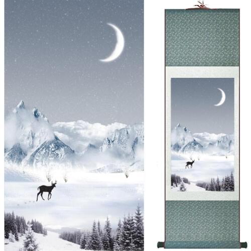 Traditional Chinese Art Painting Home Office Decoration Chinese painting deer painging2019090406