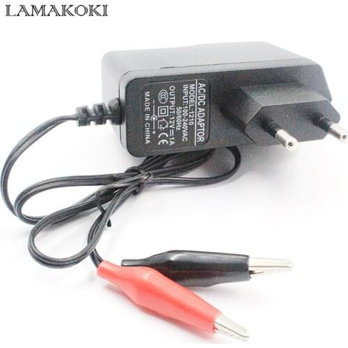 DC 12 V Volt 1A 220V Motor 4ah 7ah 10ah 12ah 20ah Moto 12V1A 1000ma Smart Lead Acid AGM GEL Car Motorcycle Battery power Charger