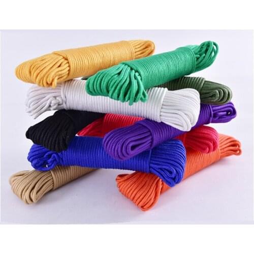 10~100m Φ9mm Multifunctional Outdoor Paracord Luminous Umbrella Rope Outdoor Camping Tent Rope Climbing Safety Net Clothesline