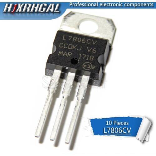 10pcs L7806CV TO-220 7806 TO220 L7806 LM7806 MC780