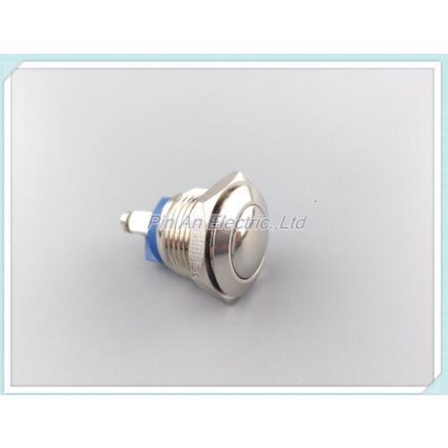 16mm metal button switch arc waterproof self resetting a normally open access point horn screws