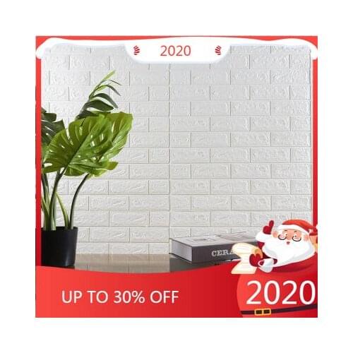 3D Wallpaper Brick Wall Stickers Decor Foam Wall Covering Wall Sticker For Living Room DIY Background 10PCS