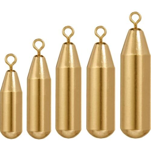 5pcs Gorgons Fishing Copper Jig Japan Hook Teardrop Jig Head Copper Bait Lure Fishing Hooks Weights Free Jika Rig Drop Shot