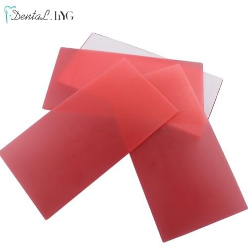 20pcs/box Dental Red Wax Base Plate General Use Dental Lab Material Dentist Auxiliary Consumable Materials Red Wax Sheet