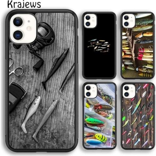 Krajews Pike Fishing Bait Spinner Phone Case Cover For iPhone 5s SE 6s 7 8 plus X XS XR 11 12 pro max Samsung S7 S8 S9 S10 Plus