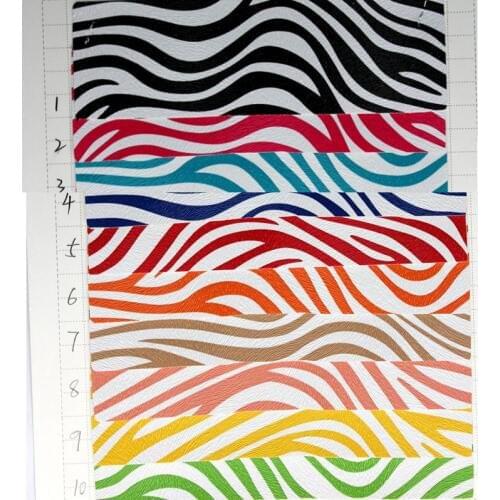 Color zebra leather/ new quality synthetic PVC leather/ for Bags, gloves, shoes, harness, furniture/ fast express/ wholesale