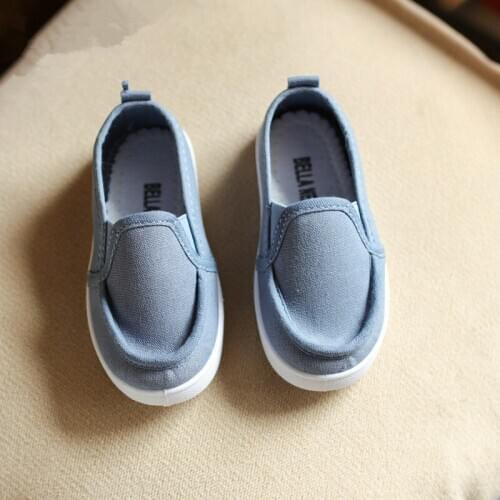 Boys Denim Shoes Kids Canvas Shoes Boys Sneakers Girls Shoes Toddlers Casual Sport Shoes Chaussure Enfant Boys and Girl Canvas