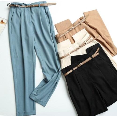 Fengguilai Women's Straight Trousers