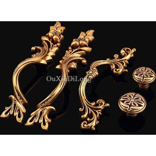 Hot 20PCS Furniture Handles European Style Wardrobe Drawer Cupboard Kitchen Cabinet Door Handles & Knobs Furniture Hardware