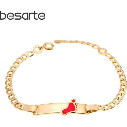 Colorful Baby Bracelets Pulsera Bebe Kids Jewelry Bracelet Gold Bangles Bracelete Bracciali Nina Armband Teens Girl Child B1030
