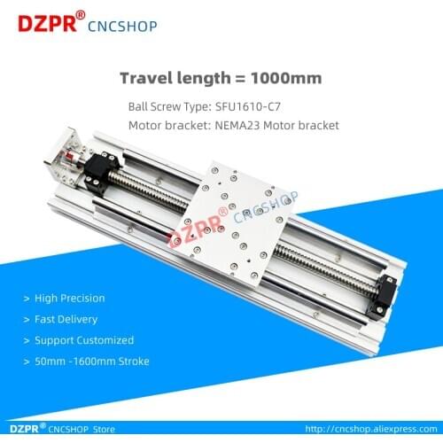 1000mm linear Stage Slide Module Linear Module Actuator System for CNC part Precision module