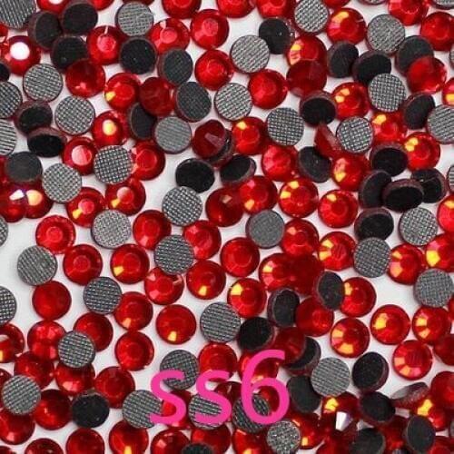 LT.siam SS61.9-2.0mm,1440pcs/Bag DMC HotFix FlatBack Rhinestones,Hot Fix glitters iron-on garment clothing crystal stone