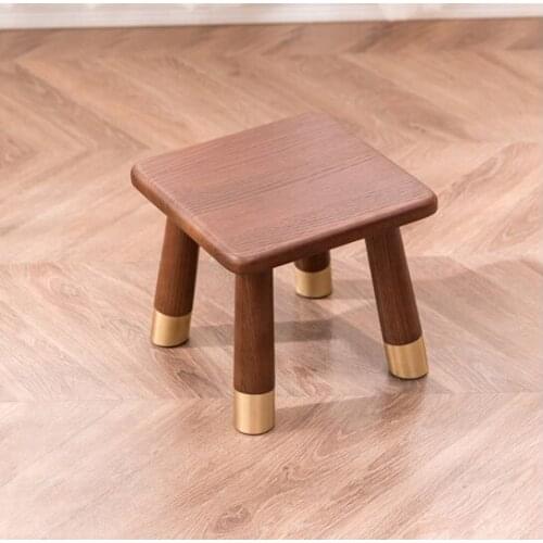 Small Stool Living Room Home Coffee Table Stool Small Bench Solid Wood Square Stool Shoe Changing Stool Small Square Table