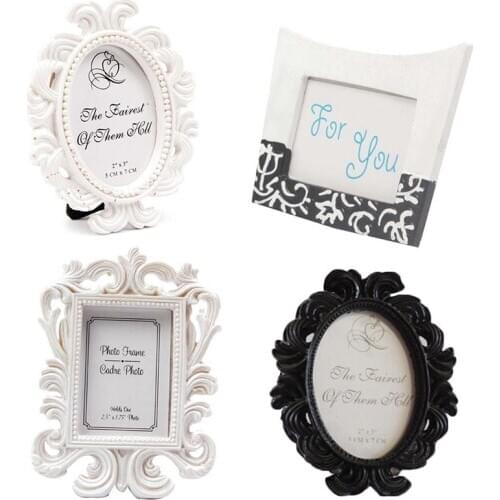 Mini Resin Photo Frame Retro Photo Frame For Wedding Party Family Home Decor Picture Desktop Frame Photo Frame Gift For Friend