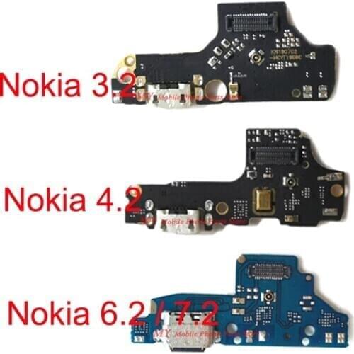 Mirco USB Charging Dock Port Board Flex Cable For Nokia 3.2 4.2 6.2 7.2 USB Charge Port Flex Cable Replacement Parts For NK 3.2