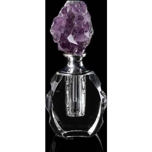 Refillable Crystal Empty Perfume Bottle Portable Container Ornament Home Wedding Decor Xmas Gifts