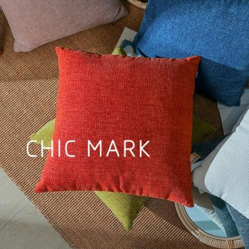 Terrace Cushion Cover Velvet Throw Pillow Cover Solid Color Sofa Pillow Living Room Bedroom Cushion Simple Bedside Waist Pillow