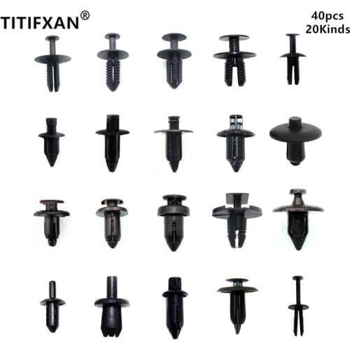 6mm 7mm 8mm Hole Auto bumper water tank grille guard fender wheel arch plug-in expansion notch plastic fastener clips car buckle