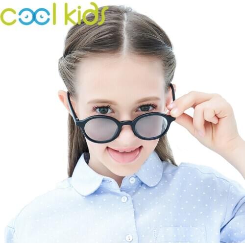 COOL KIDS Flexible Polarized Kids Sunglasses Child Sunglasses For 7-12 Years Girls Boys Eyeglasses TR90 UV400 Eyewear Children