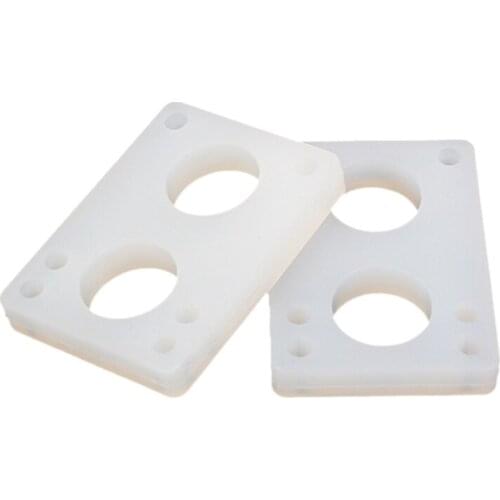 Top!-Skateboard Longboard Riser Pads Transparent Silicone Gasket Skate Truck Shock Pad Skateboard Accessories 2Pcs/Set