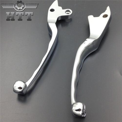Aftermarket free shipping motorcycle parts Brake Clutch Skull Handle Levers Fit for Suzuki Intruder 800 1400 1500 Chromed