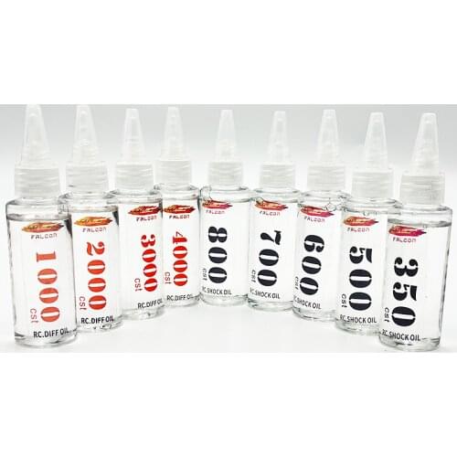 60ml RC Shock Oil 350/450/500/600/700/800/1000/2000/3000/4000 CST for RC Crawler Truck Off-Road Drifting Vehicle Cars DIY Parts