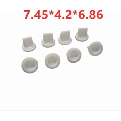 7.45 * 4.2 * 6.86 inner diameter 4.2mm white silica gel rubber valve medical device one-way duckbill valve