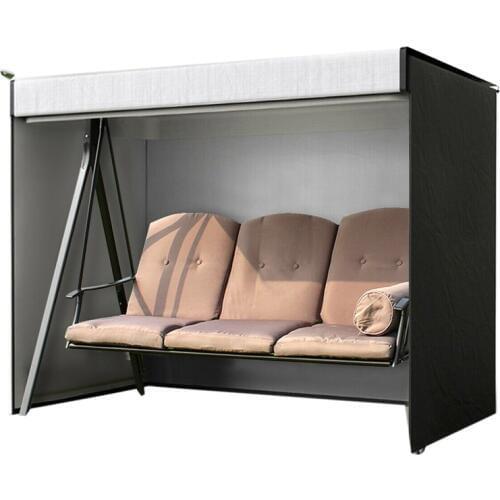 Garden Swing Cover 3-Seater Swing Hammock Cover Outdoor Garden Patio Protector Sun Shade Waterproof Chair Cover