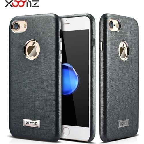 Original XOOMZ Unique Texture Stylish Case Cover For iPhone7 Plus 5.5'Silk PU Leather Back Case Phone Cover For iPhone 7 Plus