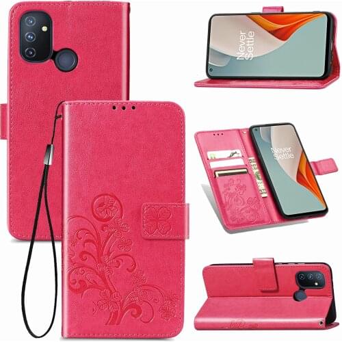 For Oneplus 9R Case PU Leather Card Holder Cover for OnePlus 9 Pro Nord N100 N10 5G 8T 7T 6T Embossed Flip Wallet Phone Fundas