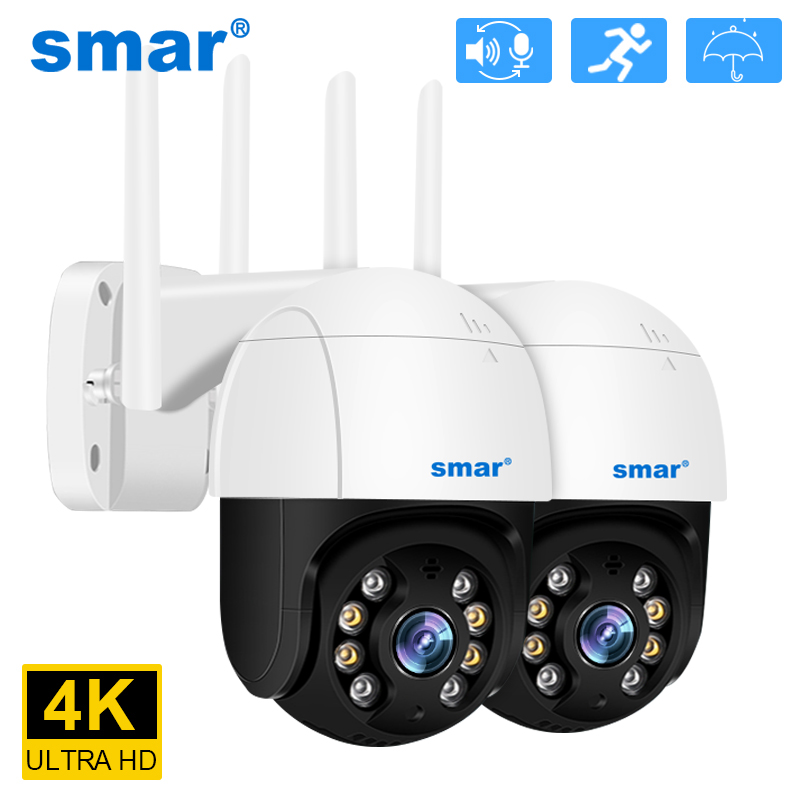 Smar 5MP Outdoor PTZ Wireless IP Camera 2MP 4X Digital Zoom Speed Dome WiFi Security CCTV Audio Camera Ai Humanoid Detection
