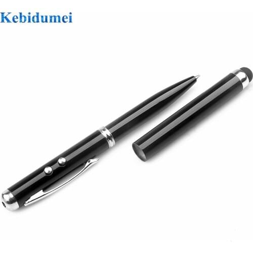 Kebidumei 3PCS/lot Laser Pointer LED Torch Screen Stylus Ball Pen for iPhone for Ipad for Tablets Portable Compatible Wholesale