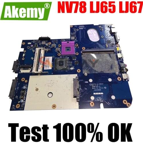 AKEMY KAYF0 MBKAYF08989 LA-5021P laptop Motherboard for Gateway NV78 LJ65 LJ67 intel DDR3 MB.KAYF08.989 Mainboard