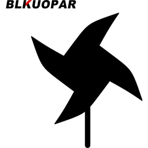 BLKUOPAR for Pinwheel Silhouette Car Stickers Waterproof Decals Custom Printing Car Assessoires Skateboard Bumper Sunscreen