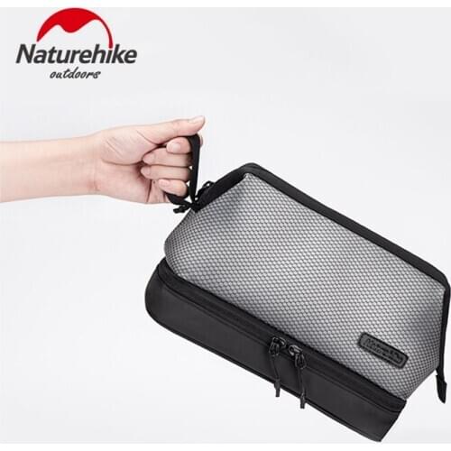 Naturehike TPU Toiletry Bag Portable Travel Storege Wash Bag Pouch Dry and Wet Separation Waterproof Travel Toiletry Bag