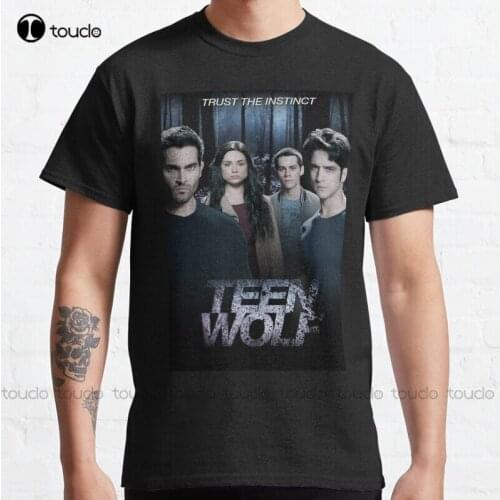 New Teen Wolf Cast Classic T-Shirt Cotton Tee Shirt S-5Xl T Shirt funny shirts Unisex