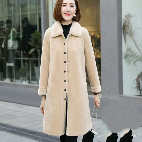 Real Fur Coat Women Clothes 2020 100% Wool Jacket Autumn Winter Korean Womens Fur Coats and Jackets Manteau Femme KJ5580