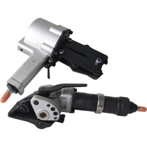 Width 32mm/25mm/19mm, thickness 0.8~1.2mm Pneumatic steel strapping Tools+KZL Pneumatic Tensioner for strapping steel