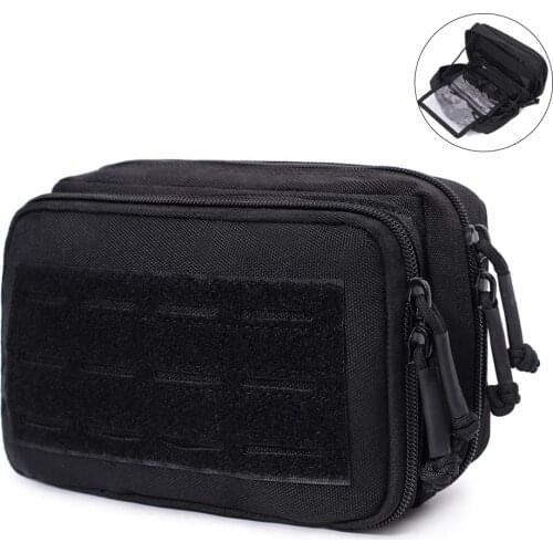 Tactical Admin Pouch Utility EDC Tool Waist Pack Medical First Aid Bag Military Map Bag Organizer Gear Bag for Hunting Camping