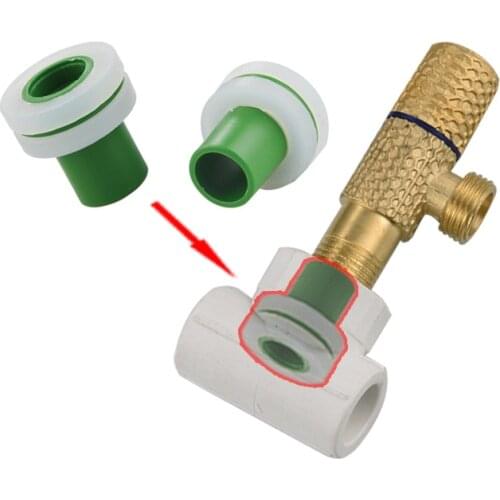 10pcs Faucet PPR Pipe Plugs 1/2" BSP Thread installation Fitting Free tape Leak-proof Sealing ring Plumbing Accessories