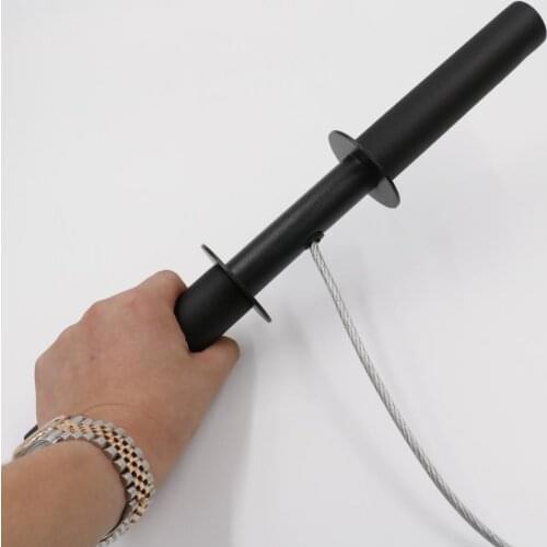 Wrist Roller Forearm Exerciser With Steel Rope For Training Exercise Workout