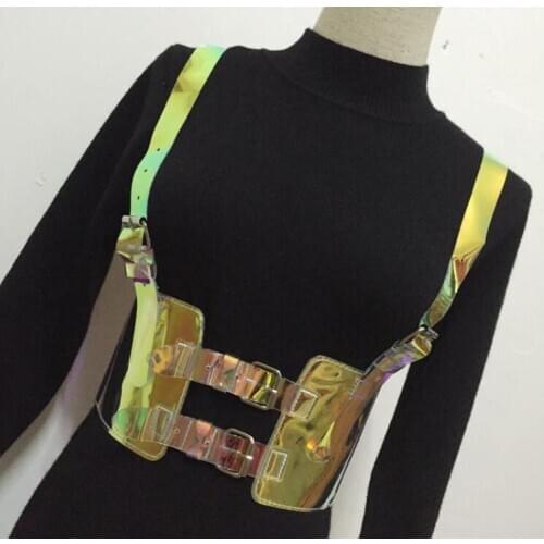 Womens runway fashion elastic PVC vest Cummerbunds female Dress Corsets Waistband Belts decoration wide belt R3118