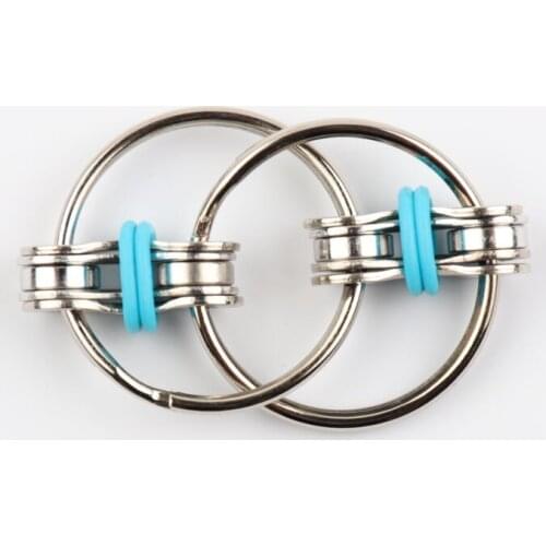 1pc Creative Toys Fidget Toys Bike Chain Fidget Toy for Autism ADHD Stress Relief Hands Funny Toys for Children Fidget Spinner