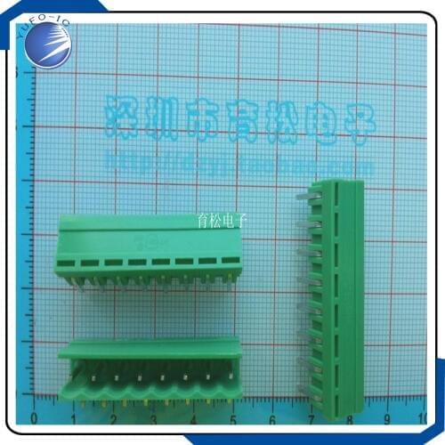 10PCS/LOT The Right Angle socket HT5.08 8P connector spacing 5.08MM plug type