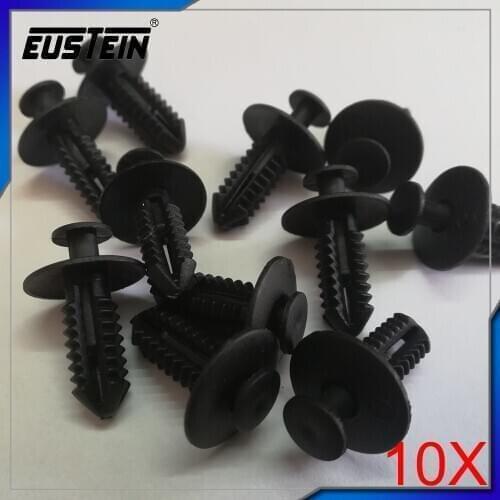 10x Pcs Fender Liner Fastener Rivet Push Type Clips Retainer 1249900492 For Mercedes 2000 2001 2002 2003 2004 2005 B29