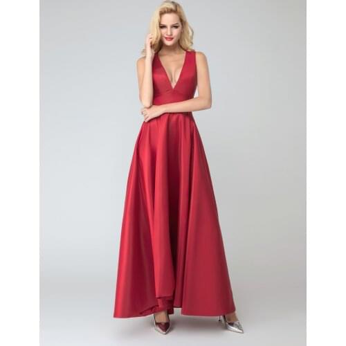 Satin Maxi Dress of Bridesmaid