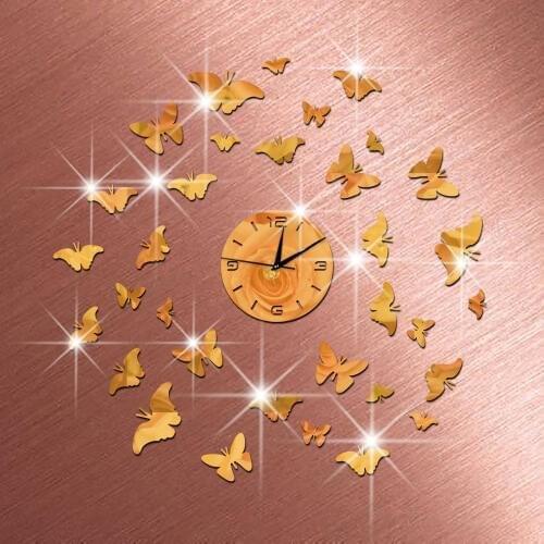 New fashion 3D big size wall clock mirror sticker DIY wall clocks home decoration wall clock meetting room