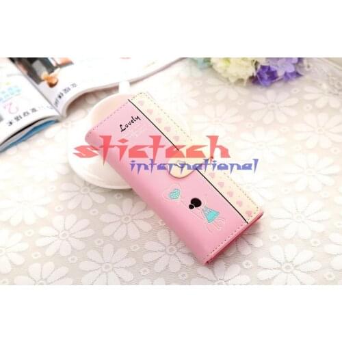 By dhl or ems 100pcs Women Wallet Fashion Little Girl Lady Sweet Change Purse Candy Color Fresh Coin Purse Card Holder