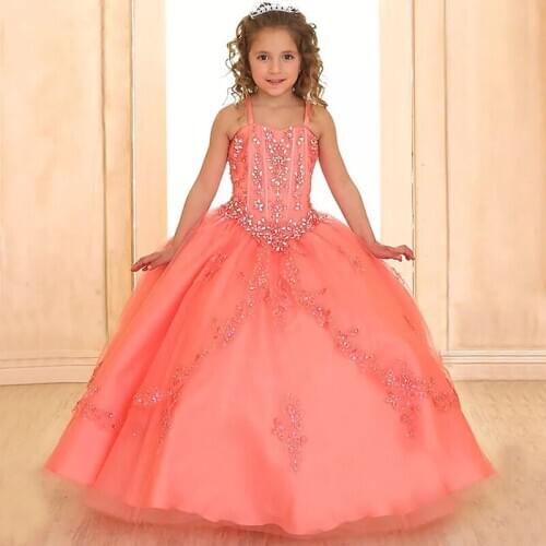 For Weddings Evening Flower girl First Communion Pageant Dresses for Wedding Girls Lace Flower Girl Dresses