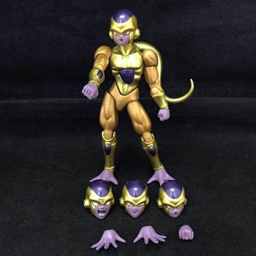 Dragon Ball SHF PVC Action Figure Movable Golden Frieza Model Toys